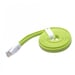 Cable de datos magnético Tellur, USB a micro USB, 1,2 m, verde