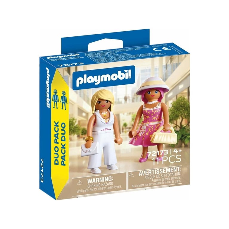 Figurines Playmobil Duopacks 72173 Amies Faisant Du Shopping Plastique - vue 3