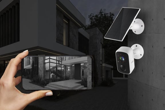 Technaxx 5070 caméra de sécurité Cube Caméra de sécurité CCTV Extérieure 2560 x 1440 pixels Plafond/Mur/Bureau