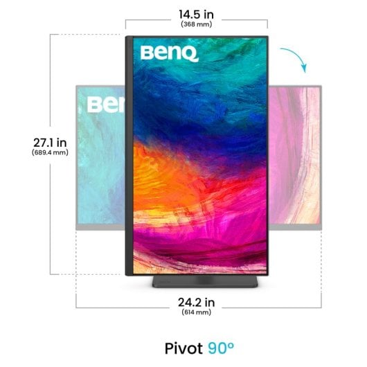 BenQ PD2706QN 27 QHD100HzIPSHDR - vue 3