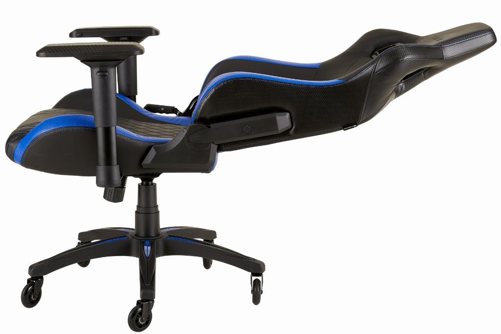 Corsair T1 Race Siège de jeu sur PC Noir, Bleu