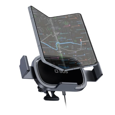 SBS TESUPWIR15FOLD soporte Soporte activo para teléfono móvil Teléfono móvil/smartphone Negro