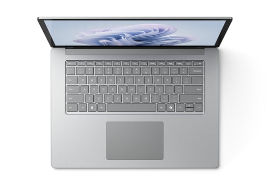 Microsoft Surface Laptop 6 Intel Core Ultra 5 135H Ordinateur portable 38,1 cm (15'') Écran tactile 8 Go LPDDR5-SDRAM 256 Go SSD Wi-Fi 6E (802.11ax) Windows 11 Pro Platine