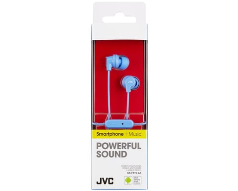 JVC HA-FR15-LA-E Ecouteurs intra-auriculaires colorés avec télécommande et microphone