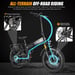 Bicicleta eléctrica VITILAN i7 Pro 3.0 para adultos, batería extraíble de 750 W, 48 V, 20 Ah, bicicleta eléctrica plegable con suspensión total y freno hidráulico, Shimano de 8 velocidades, color verde