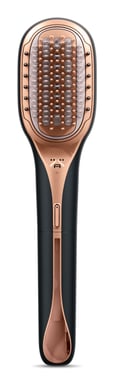 Rowenta Ultimate Experience HAIR THERAPIST Universel Brosse à cheveux rectangulaire Noir, Or rose 1 pièce(s)