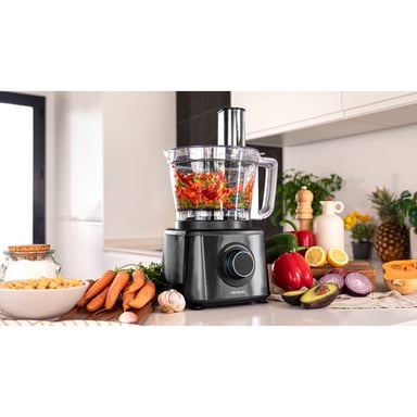 Mixeur plongeant Cecotec Paprika 2000 Full 2000 W 2 vitesses Pulse bol 3,5 L et presse-agrumes 1,8 L Gris foncé
