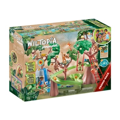 PLAYMOBIL - 71142 - Wiltopia - Parque infantil selva tropical