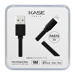 Câble Lightning certifié MFi Apple Charge Speed 3A charge/ sync (1M), Noir de jais