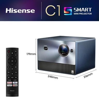Hisense C1 Smart TV Wifi Acero inoxidable