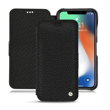 Housse cuir Apple iPhone Xr -  - Noir - Cuir grainé