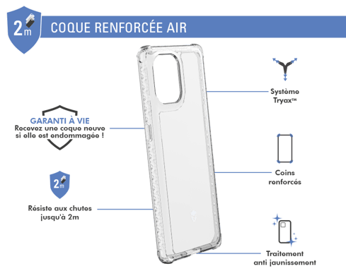 Cover rinforzata per Oppo Find X3 Pro AIR