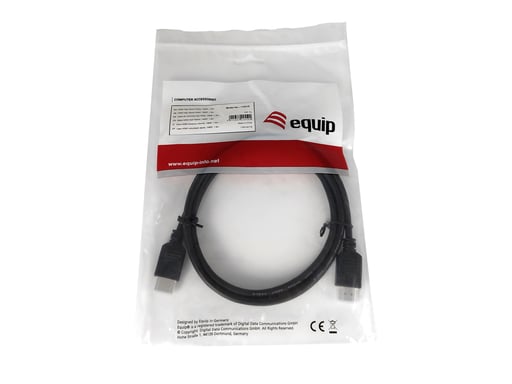 Equip 119310 Cavo HDMI 1,8 m HDMI Tipo A (Standard) Nero
