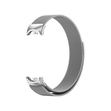Bracelet Magnétique en Métal compatible avec Xiaomi Band 8/9/10 - Style Officiel Silver