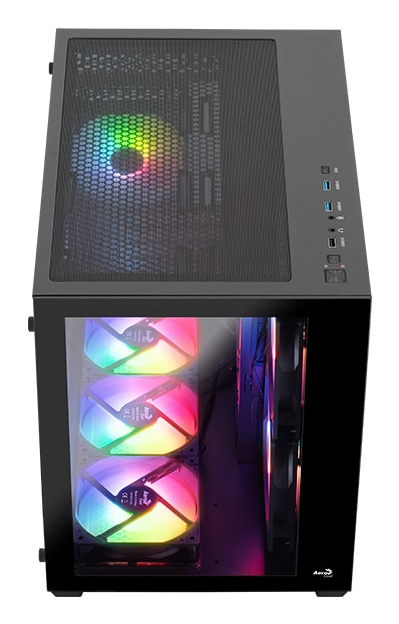 Boîtier PC AEROCOOL Dryft Mini G v1 Cube Format Micro ATX Sans alimentation Neuf - vue 2