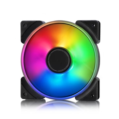 Fractal Design Prisma AL-12 3P Boitier PC Ventilateur 12 cm Noir, Blanc 1 pièce(s) - vue 1