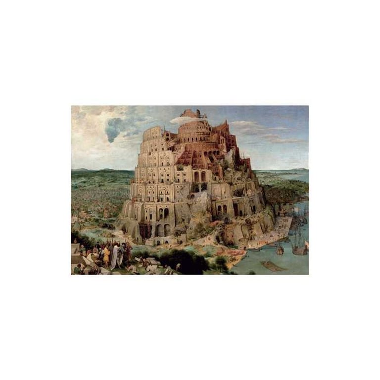 Puzzle Piatnik Brueghel La Tour De Babel – 1000 Pièces, Format Paysage - vue 3