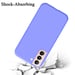 Coque pour Samsung Galaxy S22 en LIQUID LIGHT PURPLE Housse de protection Étui en silicone TPU flexible