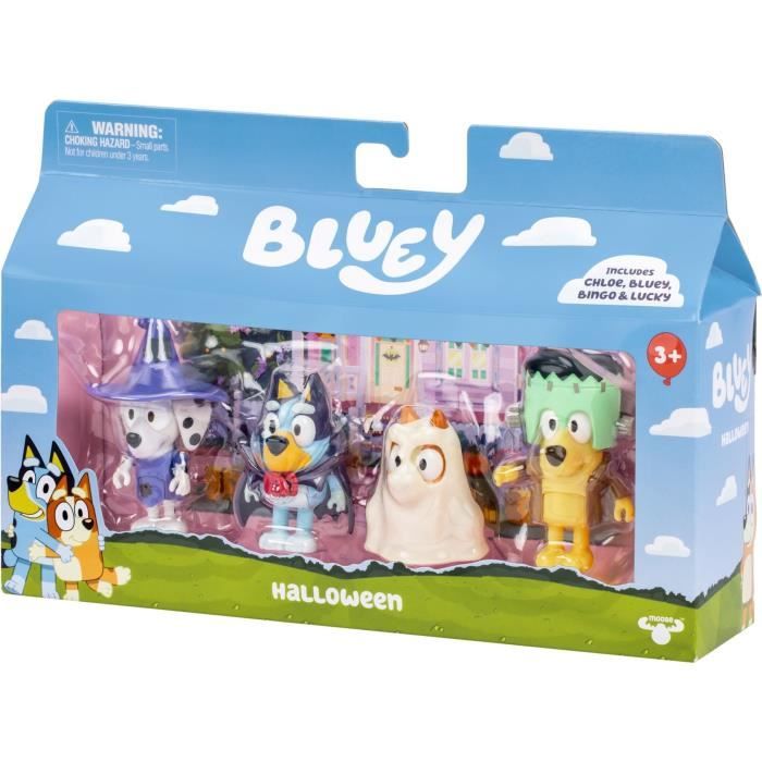 La Famille de Bluey en voyage x4 Figurines - vue 2