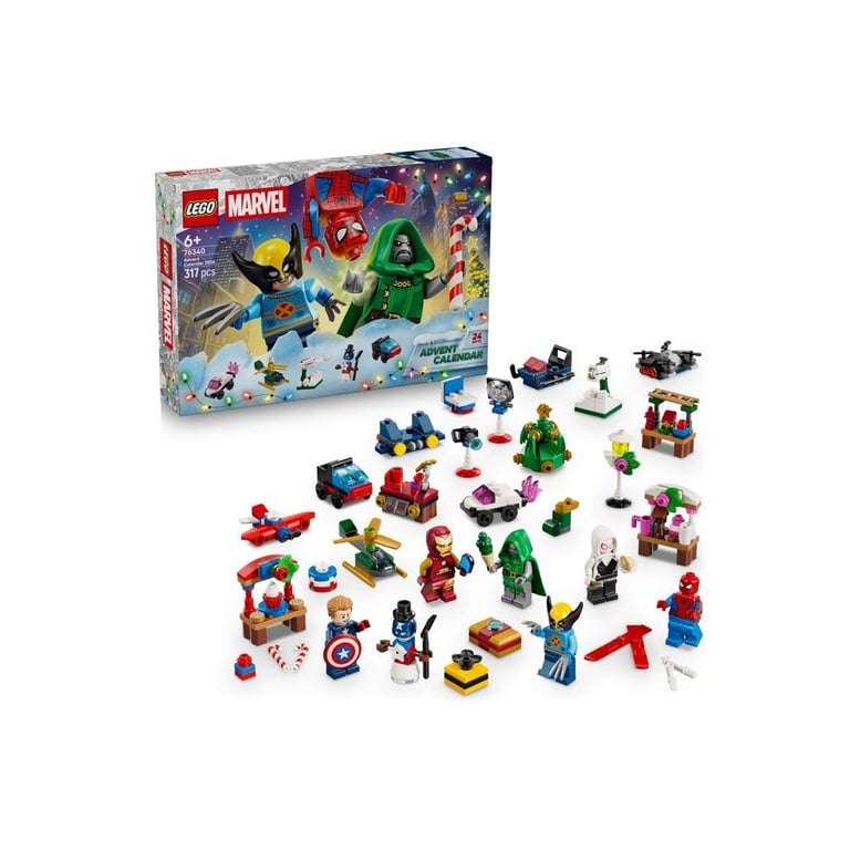 LEGO Super Heroes 76340 Le calendrier de l’Avent 2026 pour garçon - vue 8
