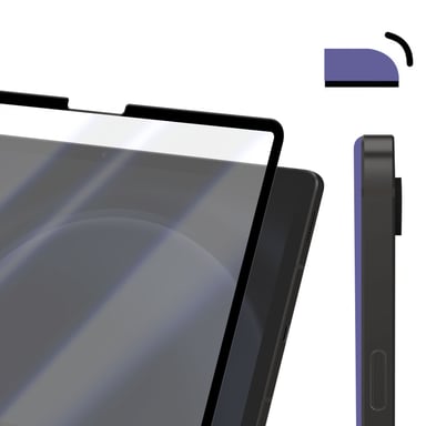 Dux Ducis Protector de pantalla Galaxy Tab S9 FE Cristal templado biselado 3D Negro