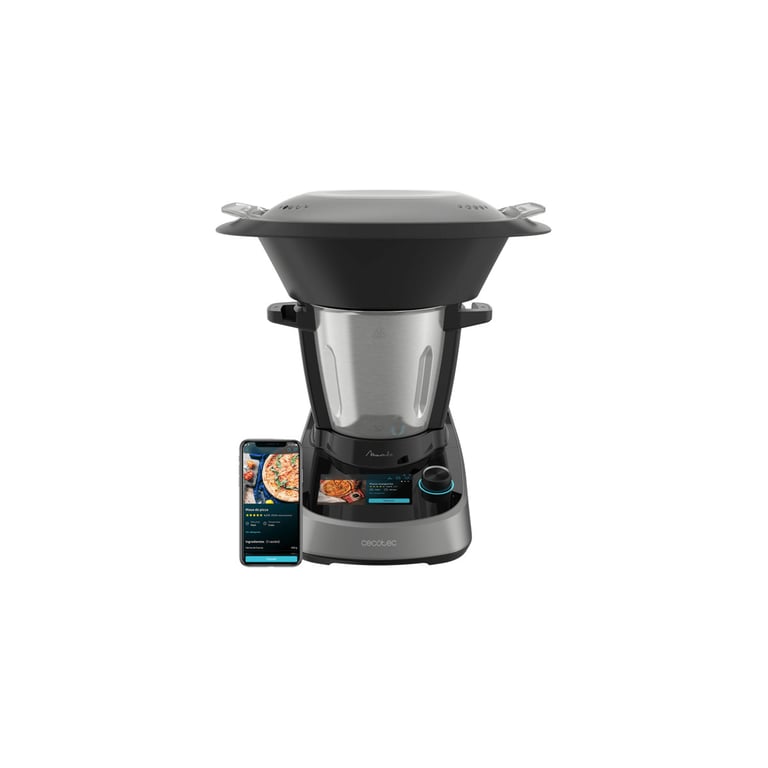 Cecotec Robot de Cuisine Multifonction Mambo Touch. 37 Fonctions Écran Tactile TFT 5 avec Livre de Recettes Intégré Capacité de 3 3 Litres Application Balance et Jarre en Acier Inoxydable - vue 8