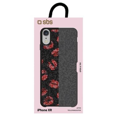 SBS Jolie Cover protettiva per telefoni cellulari 15,5 cm (6.1'') Cover nera, rossa Apple iPhone XR