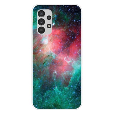 Coque en silicone - Compatible Samsung Galaxy A13 4G - design nebuleuse