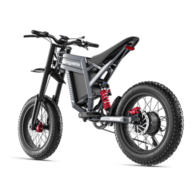SHENGMILO S900 Bicicleta Eléctrica de Montaña de Doble Suspensión con Batería de 60 V y 30 Ah