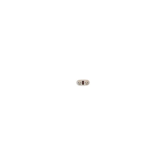 CHACON Prise biplite 2x16A avec interrupteur Lot de 3 - vue 2