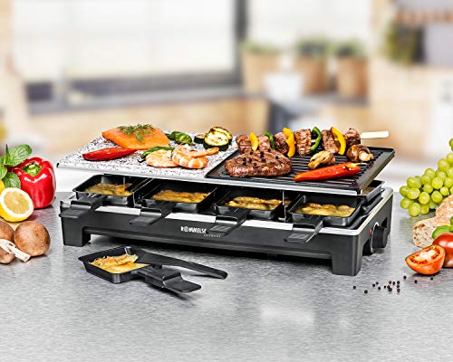 Grill Rommelsbacher RCS 1350 – 1350W, 8 Personnes, 2 Zones - vue 5