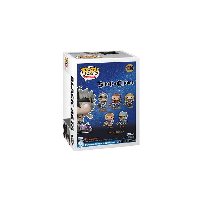 Figurine Funko Pop Animation Clover Demon Asta Neuf
