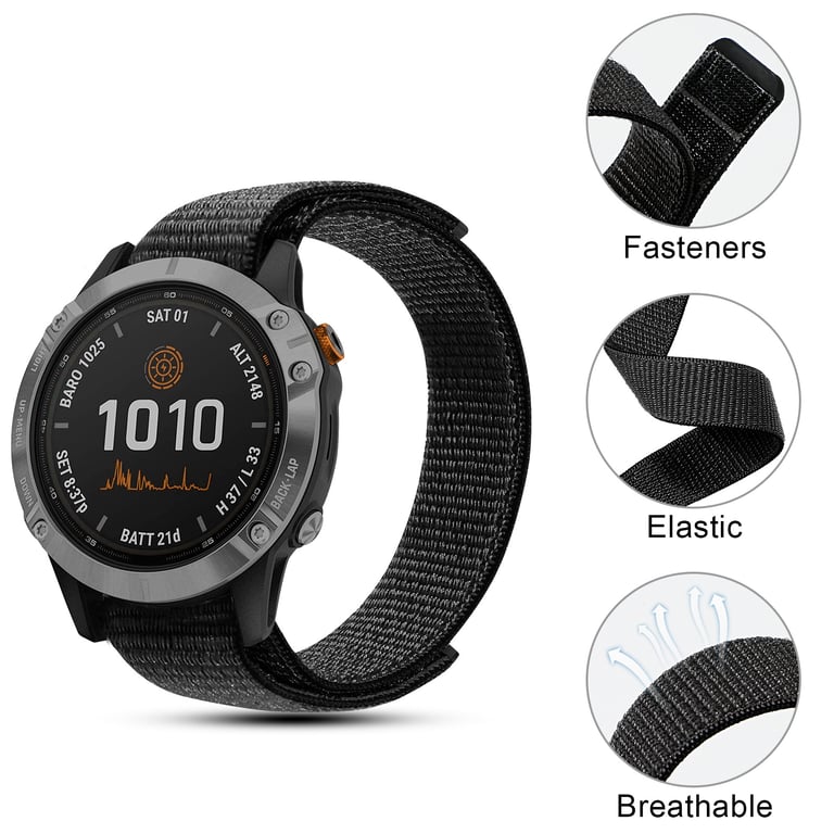 Bracelet de montre pour Garmin Fenix 7X6X5X3D2 BravoDescent MK1 Neuf - vue 3