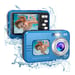 Fotocamera subacquea impermeabile 48MP/4K/zoom 16x/doppio schermo/messa a fuoco automatica Blue