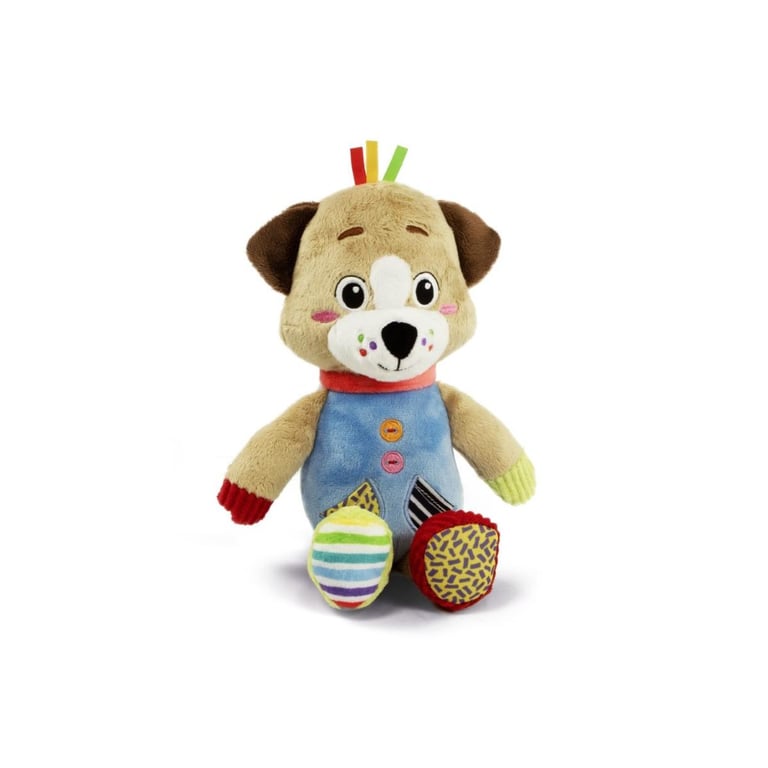 Peluche Clementoni 17905 – Peluche Chien Pete, Jouet d'Apprentissage Sensoriel - vue 4