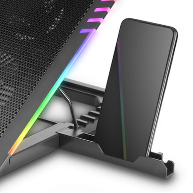 Mars Gaming MNBC5 Support de livres Supports de Laptop Noir 48,3 cm (19'')