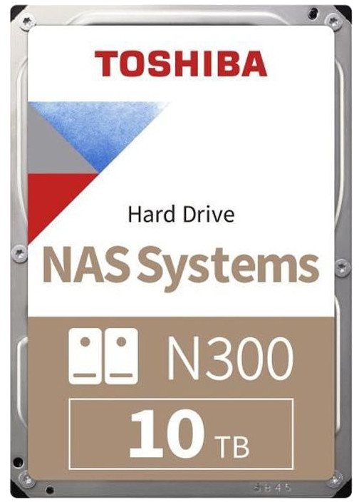 TOSHIBA - Disque dur Interne - N300 - 10To - 7200 tr/min - 3.5 Boite Retail (HDWG11AEZSTA)