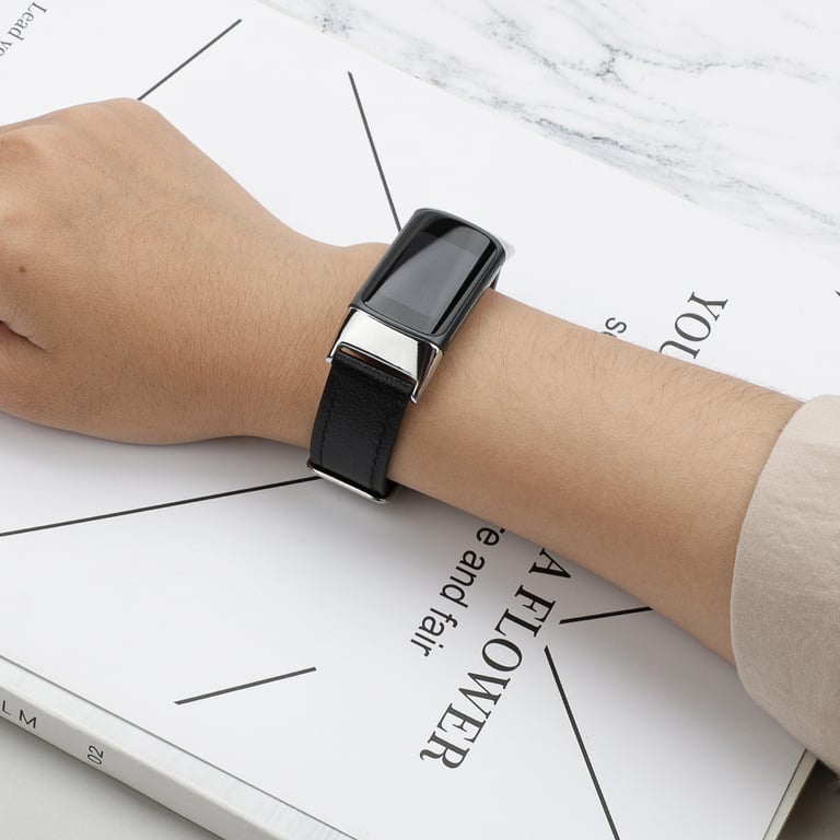 Bracelet en cuir pour Fitbit Charge 5 Neuf - vue 2