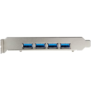 StarTech.com Carte PCIe 2 Ports USB - 10Gbps - Carte Contrôleur Hôte USB 3.2 Gen 2 Type-A PCI Express 3.0 - 2 Contrôleurs - 4x USB-A - Carte Adaptateur PCIe USB Additionnelle - Windows/Mac/Linux