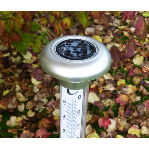 Thermomètre géant de jardin à LED - vue 3