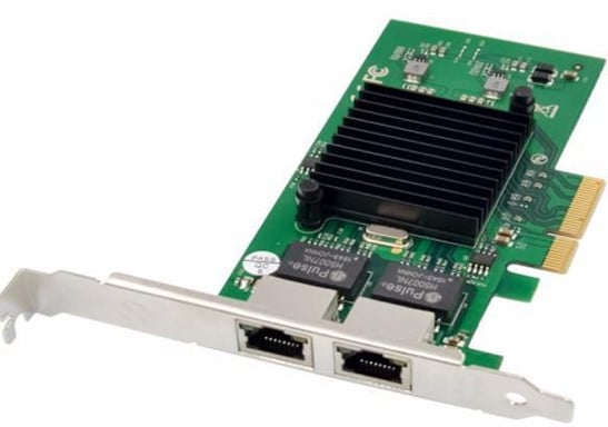 Microconnect MC-JL82576EB scheda di interfaccia e adattatore Interno RJ-45 (PCIe 82576 Dual network card - Chipset : Intel?82576EB 2 x - RJ45 port [copper], Compatible with x4, 8x, and x16 full-height PCIe Slots - Warranty: 36M)