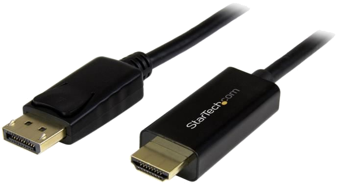 STARTECH.COM Câble adaptateur DisplayPort vers HDMI de 5 m - M / M - 4K 30 Hz - Noir