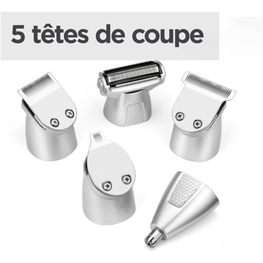 Tondeuse Homme Babyliss MT812E Noir Argent 11 en 1 Rechargeable Etanche Autonomie 4h