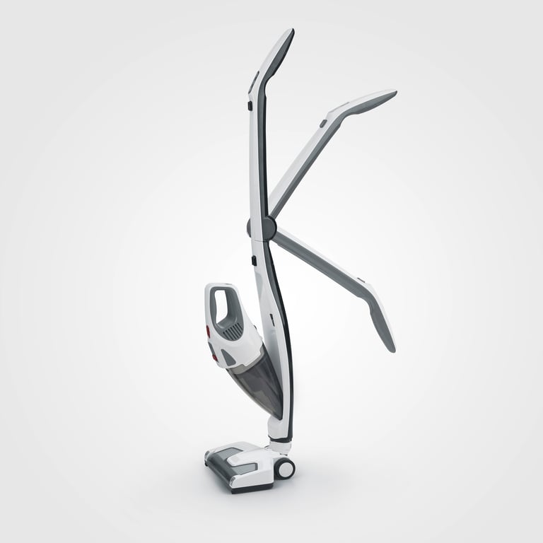 Severin HV 7173 aspirateur balai et balai électrique Batterie Sec 120 W Noir, Blanc - Neuf