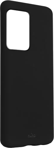 Coque Silicone Icon Noire pour Samsung G S20 Ultra Puro