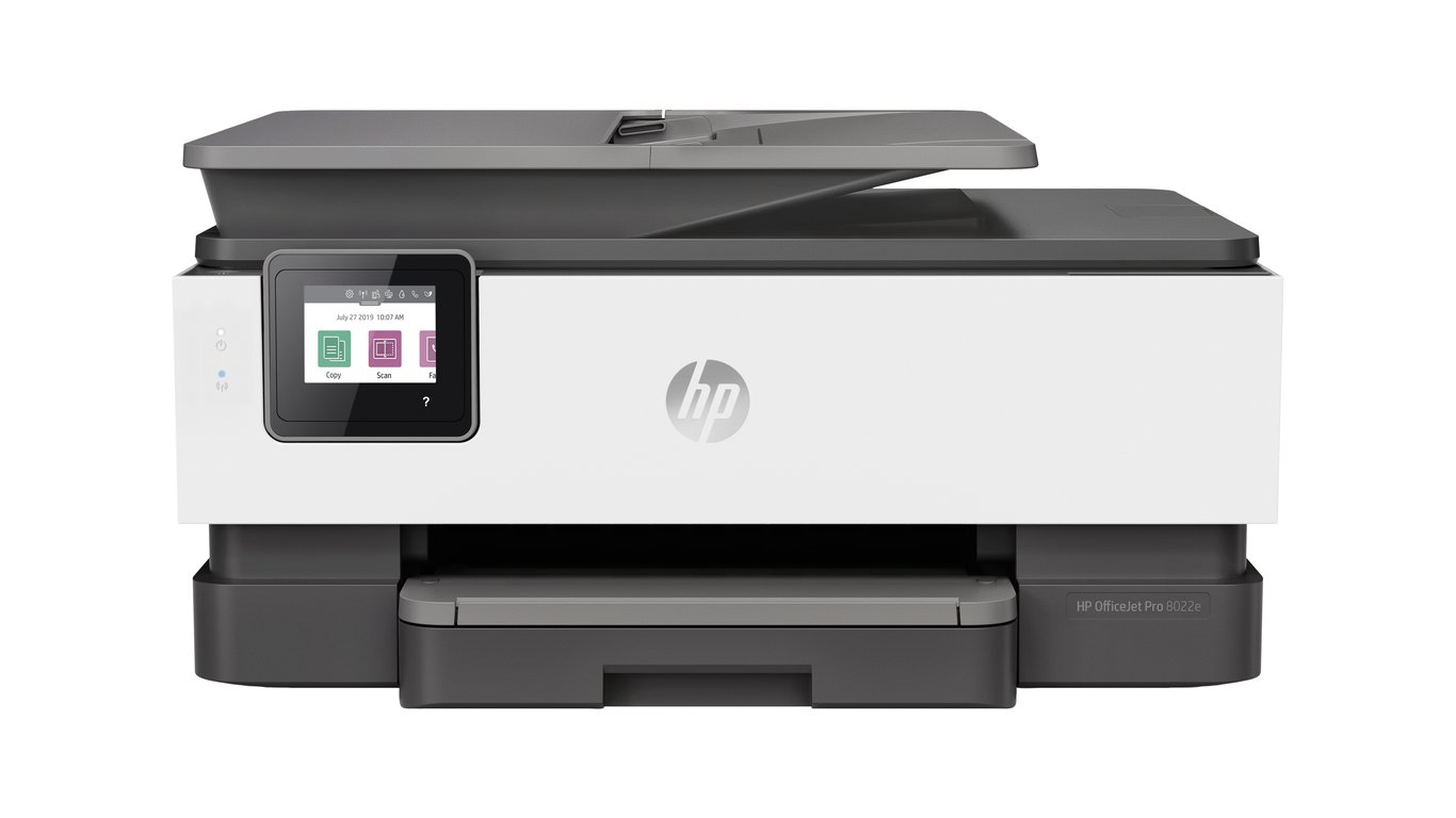 HP OfficeJet Pro Imprimante tout en un Jet d'encre couleur – d'Instant Ink inclus avec HP+ CopieScanFaxChargeur auto de documents RectoVerso Wifi - vue 2
