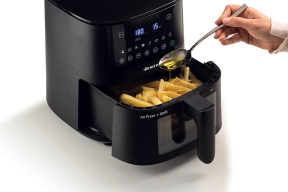 Ariete 4633/00 Unique 4 L Autonome 1400 W Friteuse d'air chaud Noir