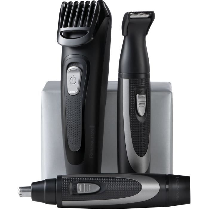 Kit pour la barbe REMINGTON The Works Tondeuse auto affûtée Peigne réglable Autonomie 45 min USB - vue 3