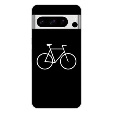 Funda de silicona - Compatible con Google Pixel 8 Pro - diseño bike hipster