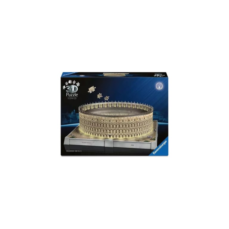 Puzzle 3D 216 pièces Iconics : Colisée illuminé Ravensburger France - vue 2
